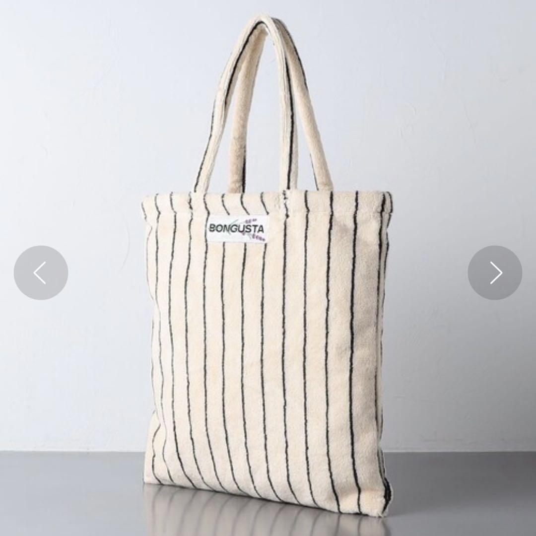 BONGUSTA/ボングスタ NARAM TOTEBAG / パイル地トートバッグ