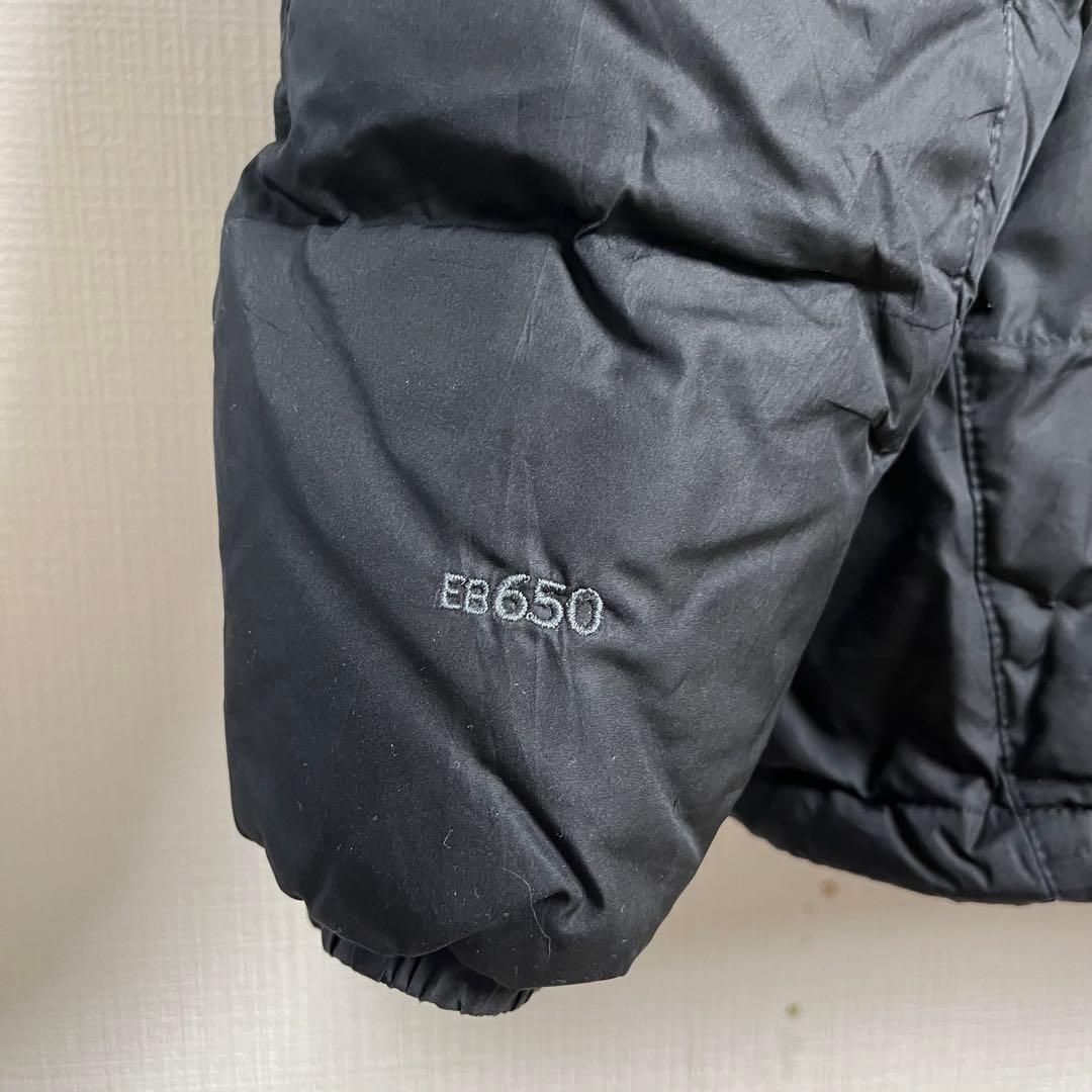 616 Eddie Bauer EB650 黒 高保温ミニマル 刺繍ロゴ胸元 616 Eddie Bauer EB650 黒 高保温ミニマル 刺繍ロゴ胸元