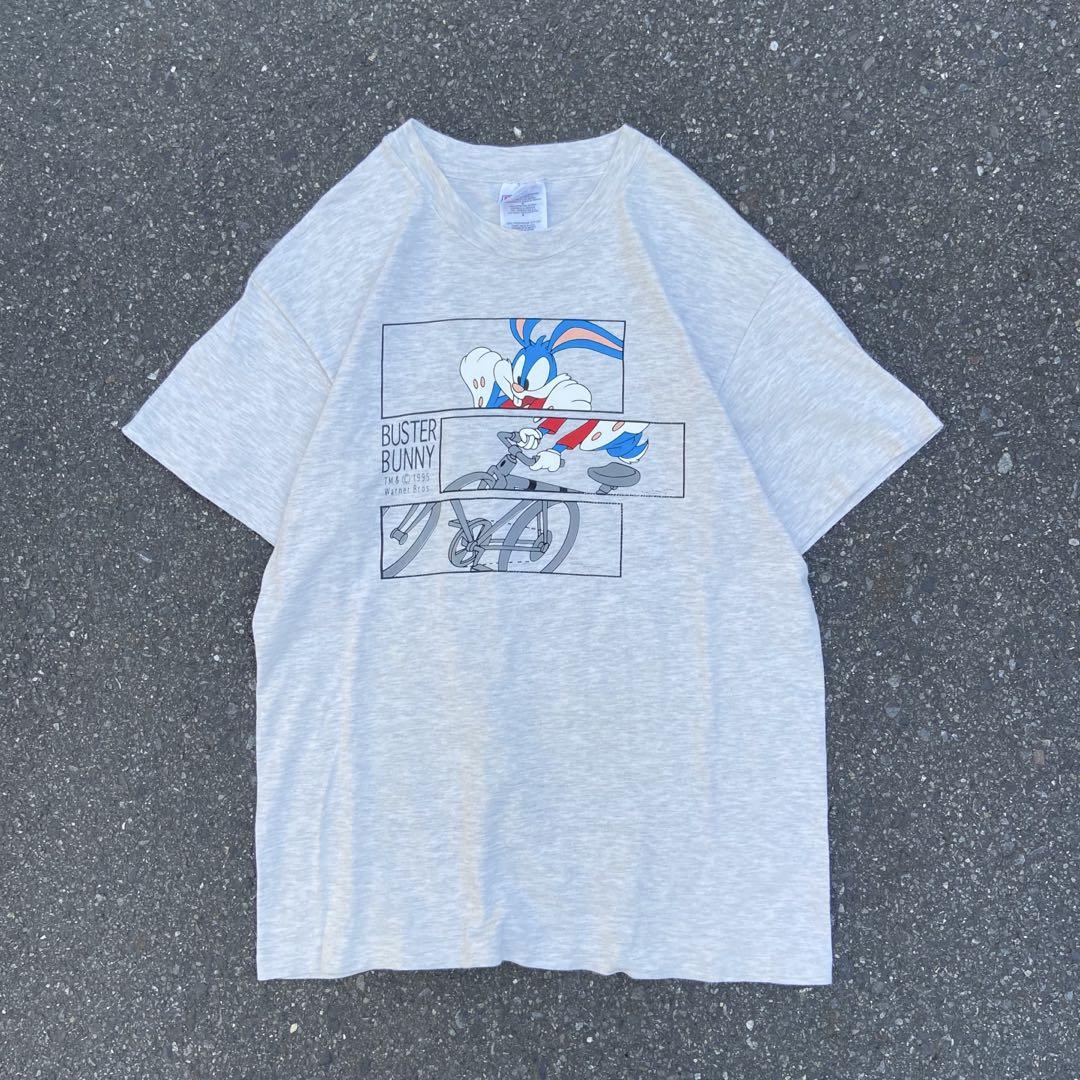90s Tiny Toon Adventures Print T-shirt.