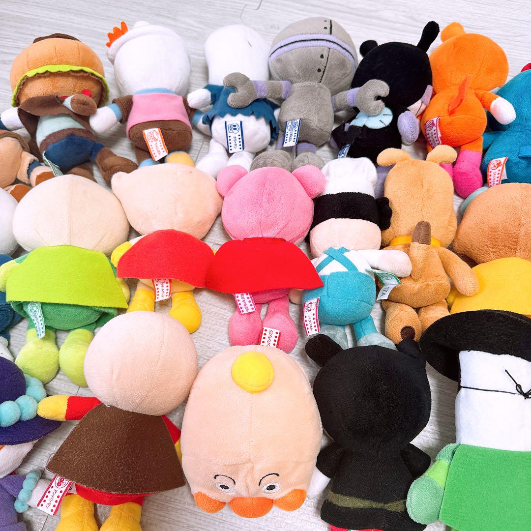 22体セット ぷりちぃーずアンパンマンシリーズ手持ちぬいぐるみ