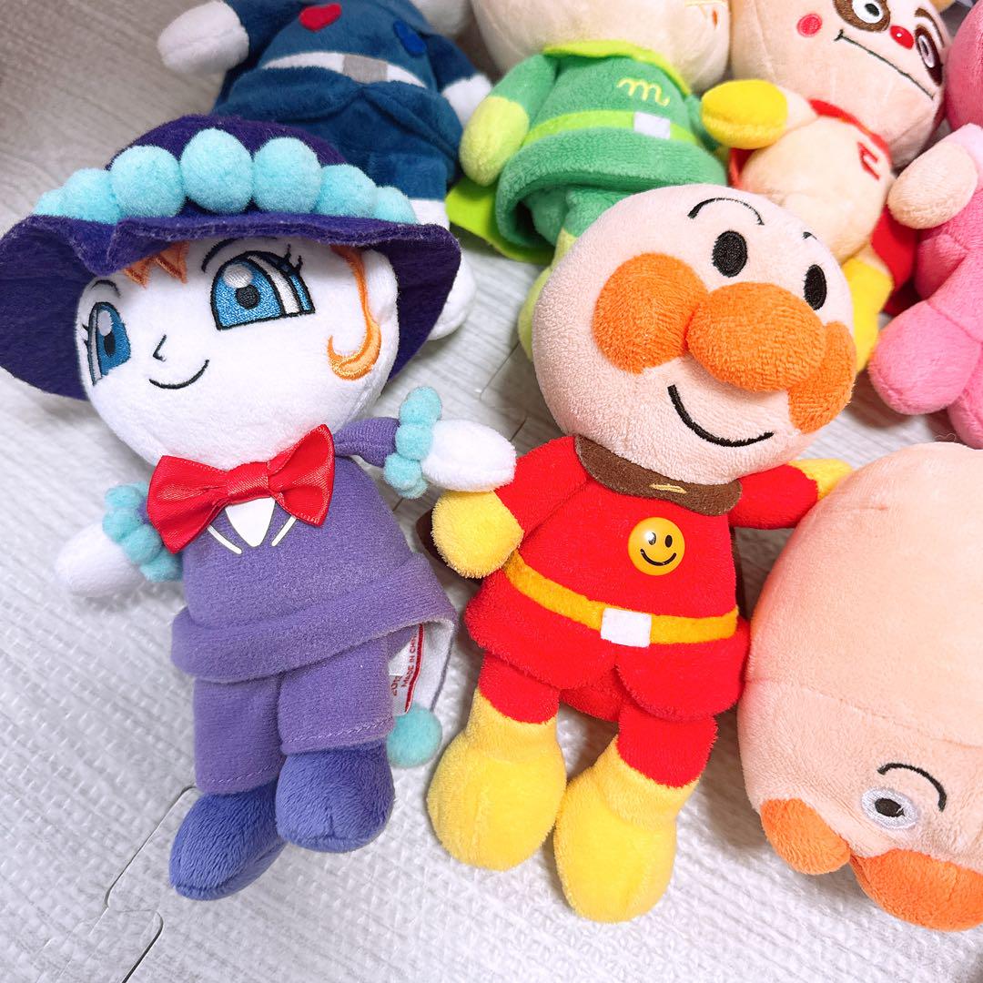 22体セット ぷりちぃーずアンパンマンシリーズ手持ちぬいぐるみ