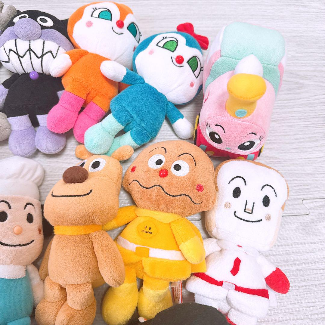 22体セット ぷりちぃーずアンパンマンシリーズ手持ちぬいぐるみ