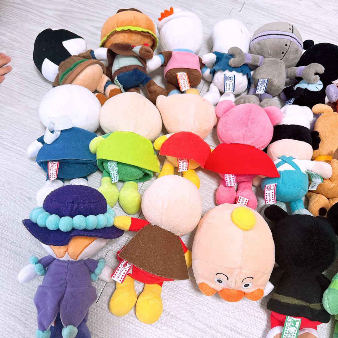 22体セット ぷりちぃーずアンパンマンシリーズ手持ちぬいぐるみ