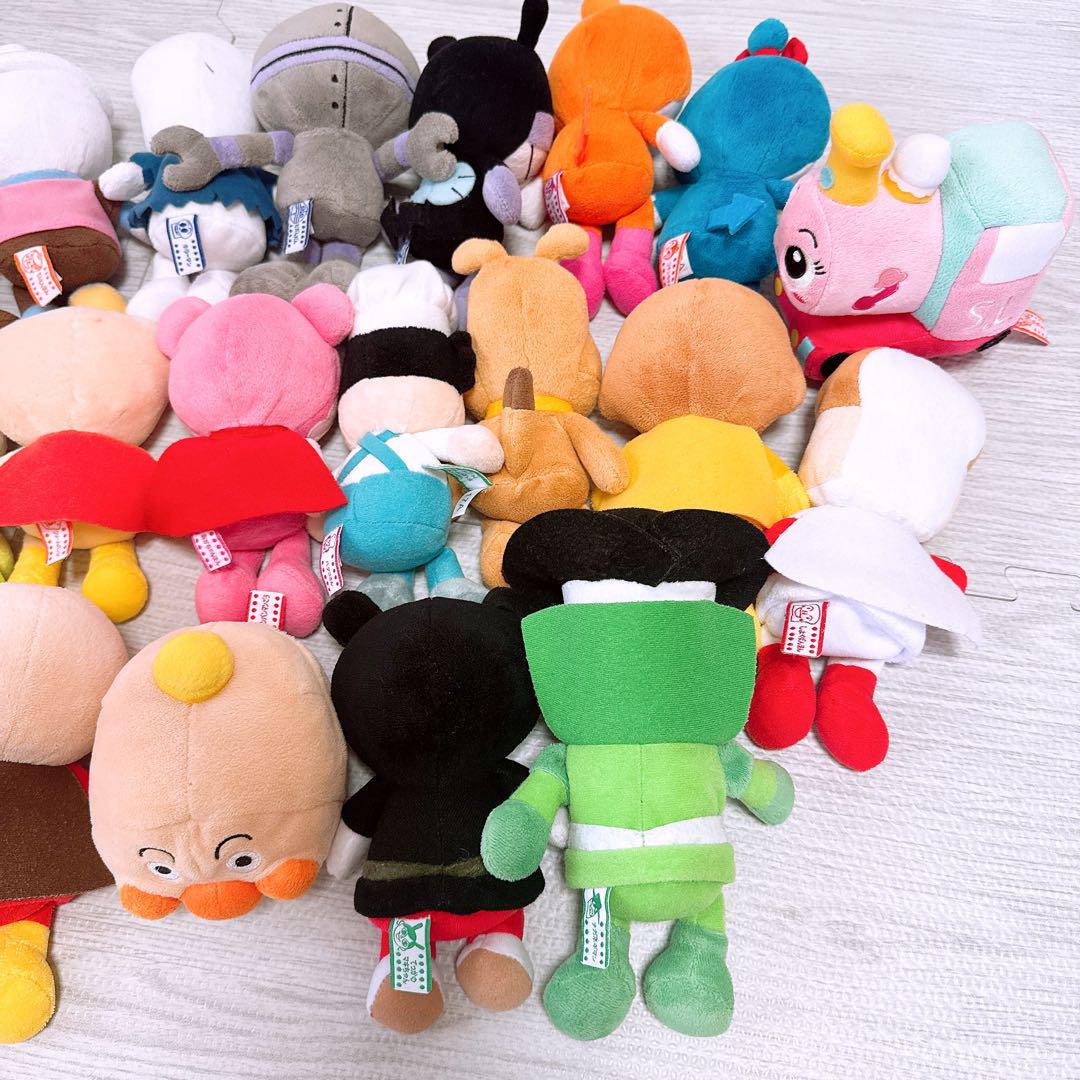 22体セット ぷりちぃーずアンパンマンシリーズ手持ちぬいぐるみ