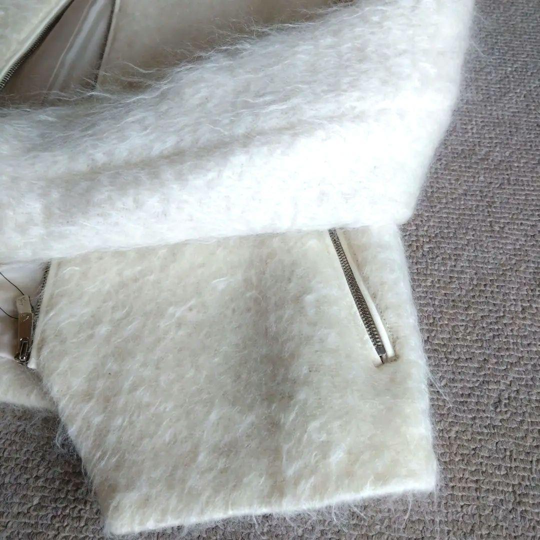 ★超美品★BEATINGHEART モヘア ダブルジッパージャケットサイズ1