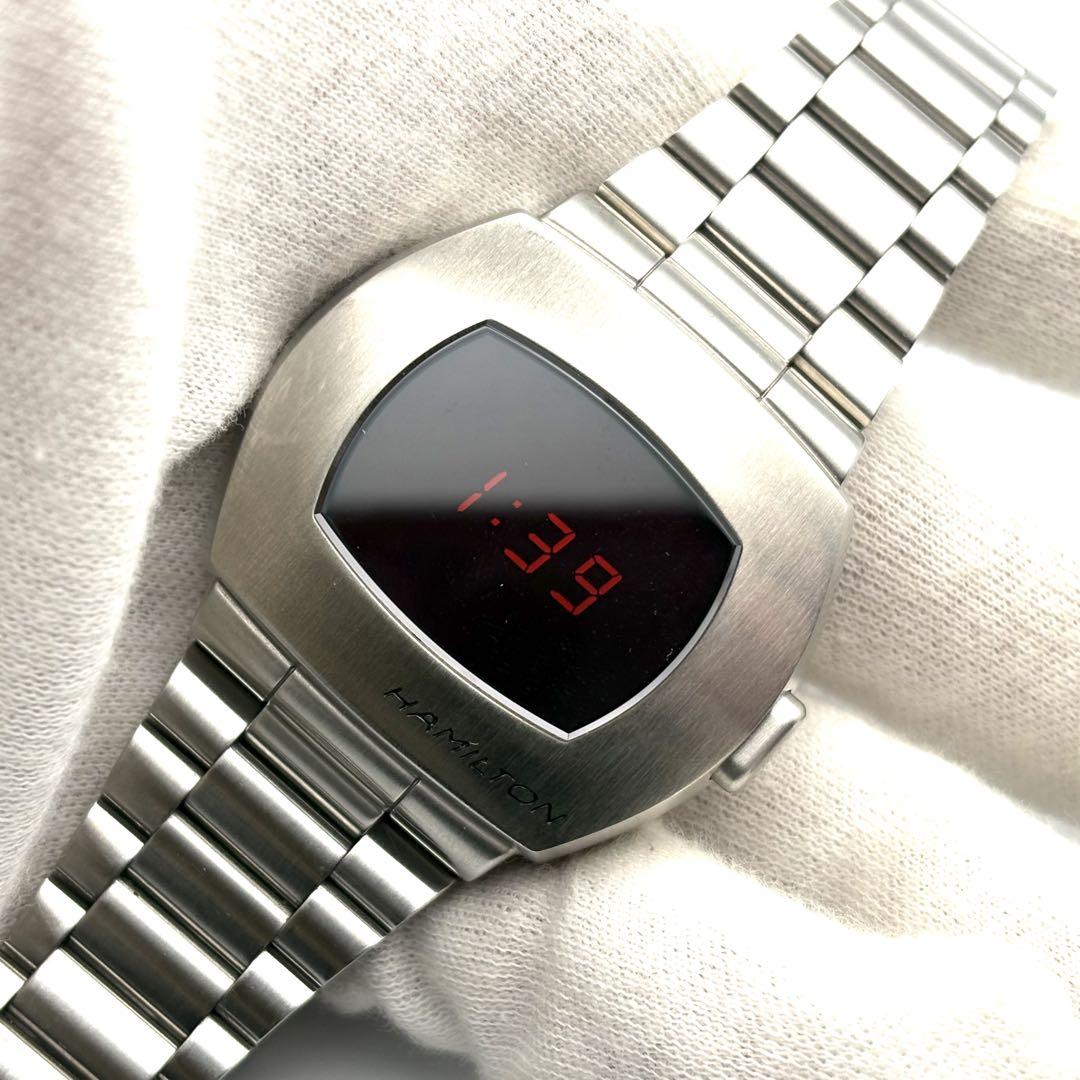 【美品・稼働品】ハミルトン Hamilton パルサー デジタル H524140