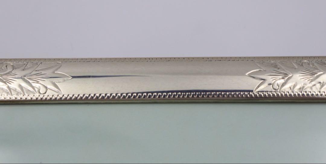 銀座ワコー　WAKO 銀製フォトフレーム　SILVER970 唐草模様　写真立て