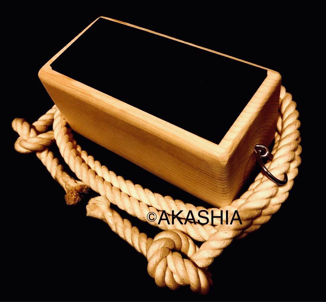 送料込 令和七年製 神輿肩当て木 滑り止め付9x9x18cm天然木 日本製