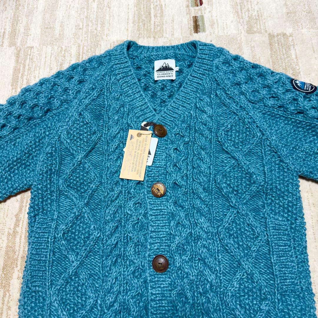 【新品】HIMALAYAN CLIMBER'S HAND-KNIT ターコイズ 【新品】HIMALAYAN CLIMBER'S HAND-KNIT ターコイズ