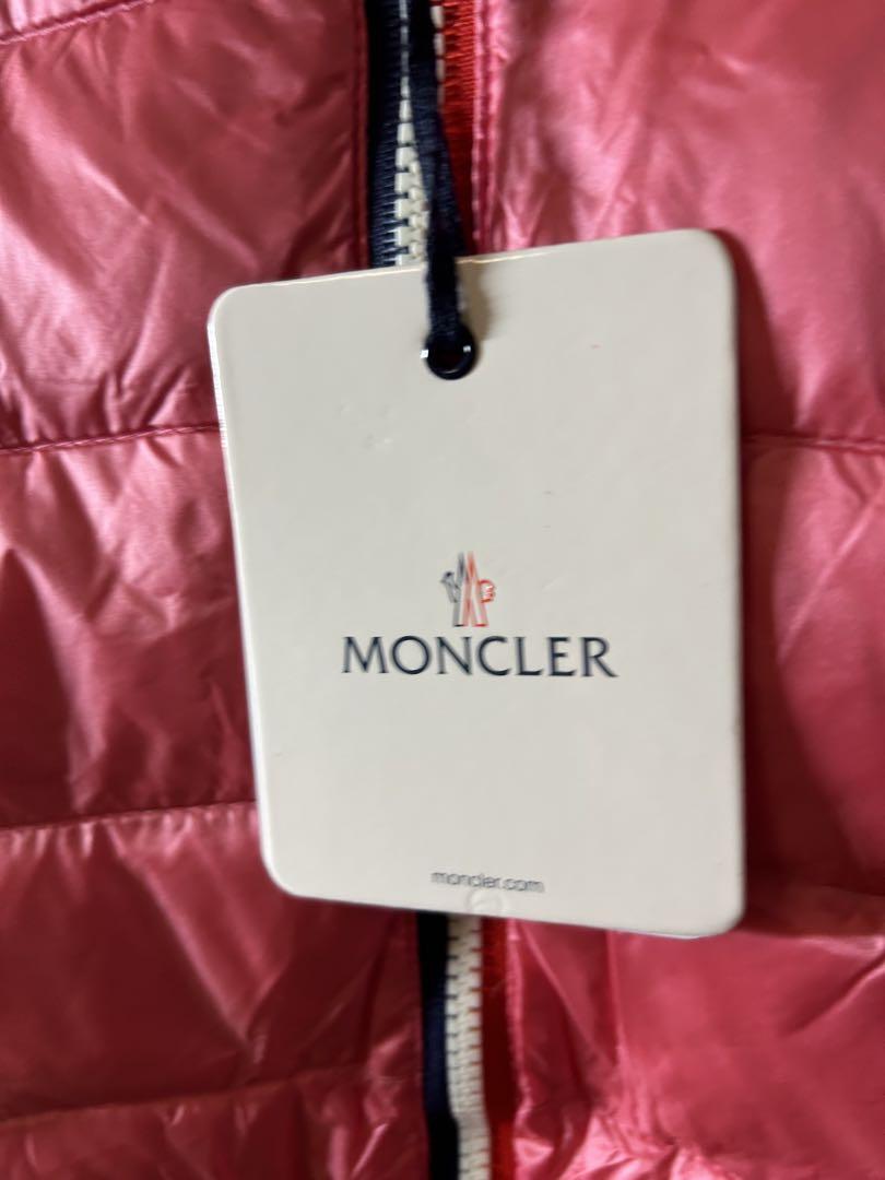 MONCLER ピンク ジップアップジャケット