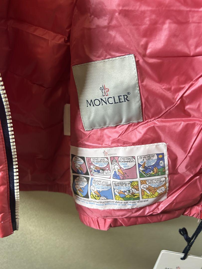 MONCLER ピンク ジップアップジャケット