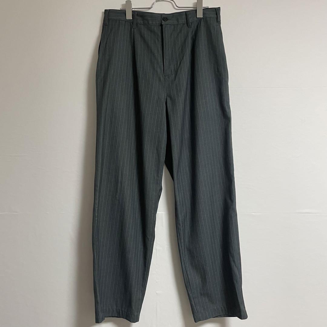 Stussy Striped Volume Pleated Trouser 32 沸騰ブラドン 67.0%OFF www