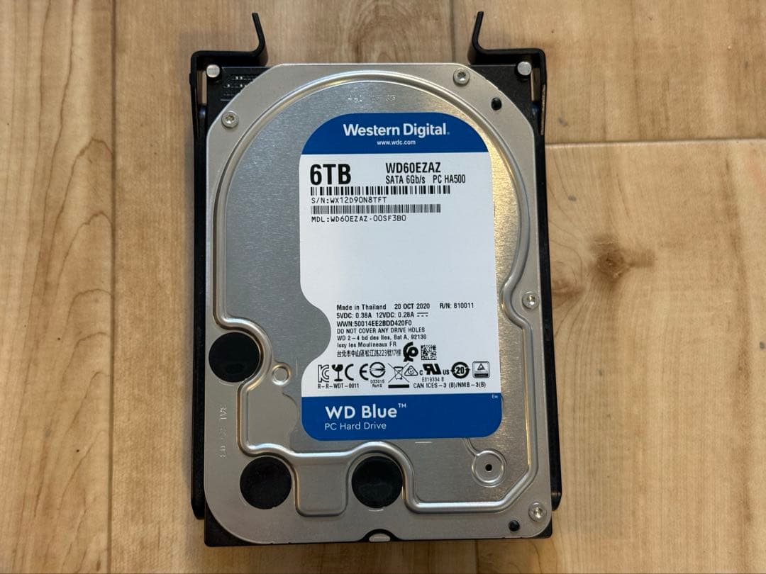 Western Digital 6TB 内蔵型ハードディスクドライブ