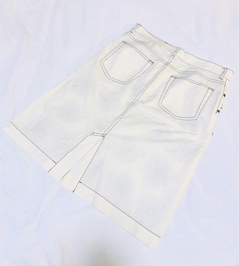 taoCOMME des GARCONS 生成り リボン刺繍 S