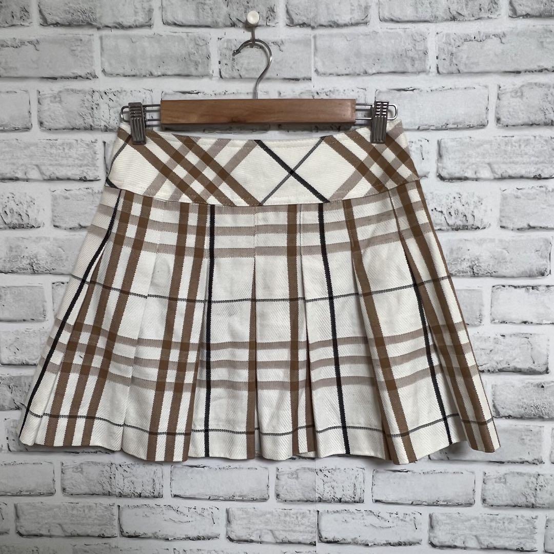 BURBERRY BLUE LABEL チェック柄スカート 38 - メルカリ