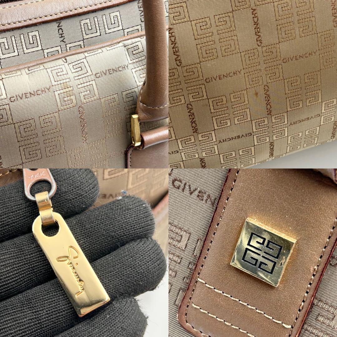 GIVENCHY ジバンシー ボストンバッグ 4G モノグラム 総柄 レザー