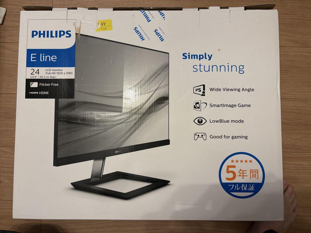 【完全新品未使用品】Philips E line 24インチモニター PHILIPS E line 24インチ モニター - メルカリ