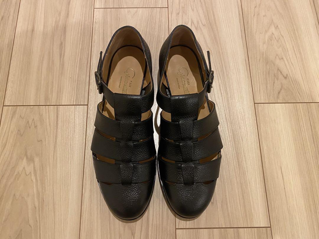 新品F.lli Giacometti グルカサンダル 41 ジャコメッティ 黒