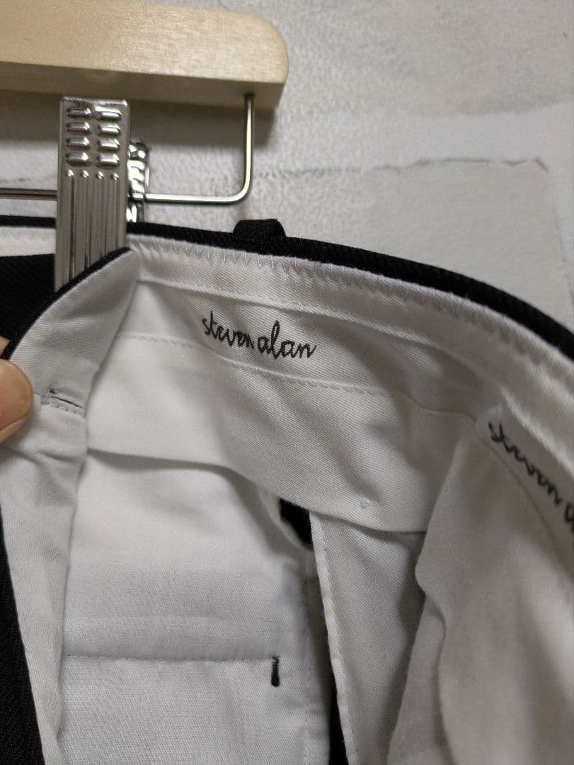 スティーブンアラン メンズスラックス Lサイズ 2タック スティーブンアラン メンズスラックス Lサイズ 2タック