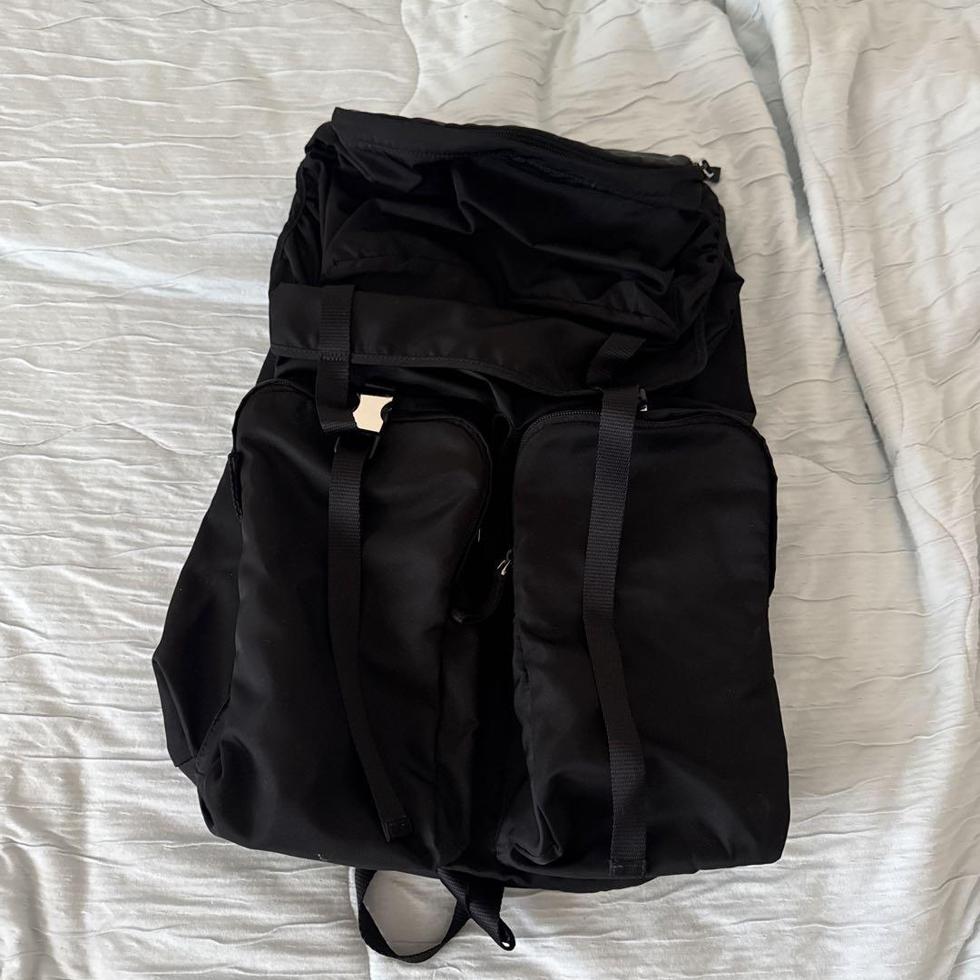 [美品] PRADA プラダ リュック v136 バックパック 黒 正規