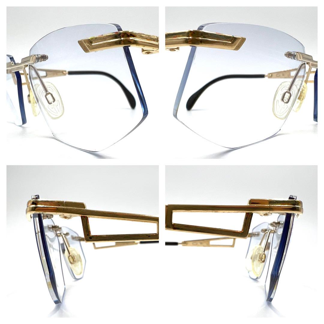 CAZAL カザール メガネ 眼鏡 度入り MOD.261 リムレス Y2K 画像5