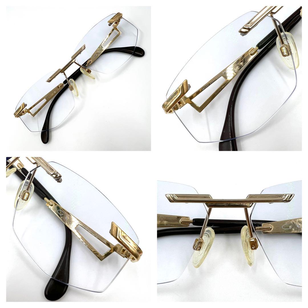 CAZAL カザール メガネ 眼鏡 度入り MOD.261 リムレス Y2K 画像8