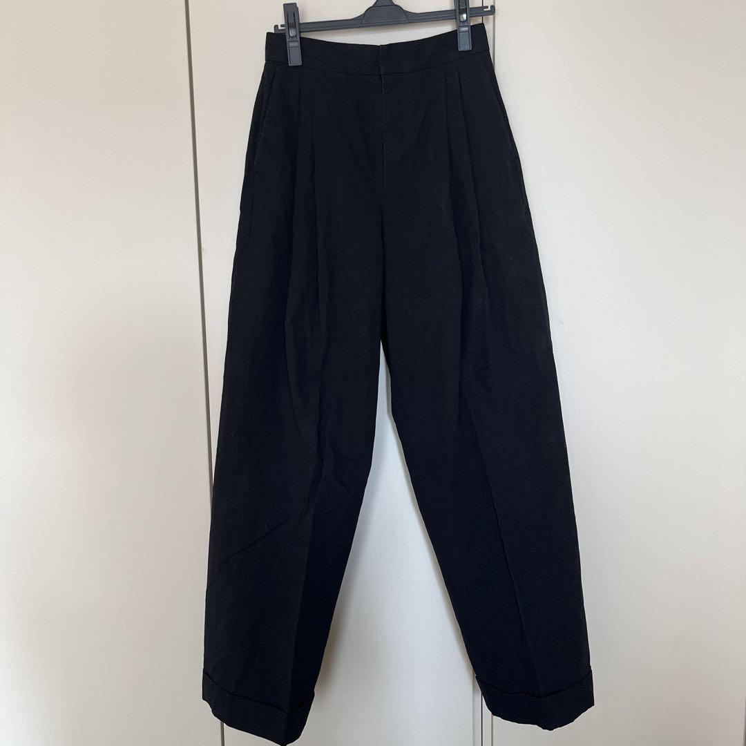sinmeシンメコットンタックパンツ