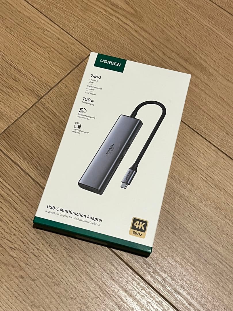UGREEN Revodok 107 USB Cハブ 7-IN-1