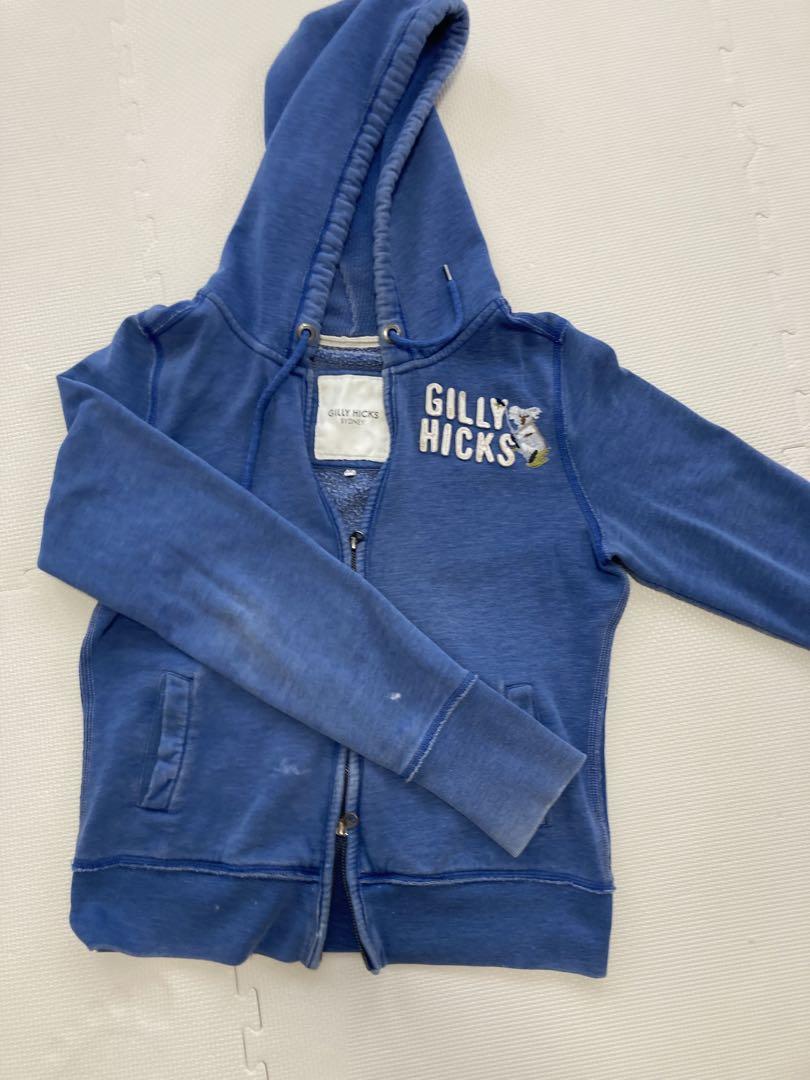 GILLY HICKS 青色 Mサイズ パーカー