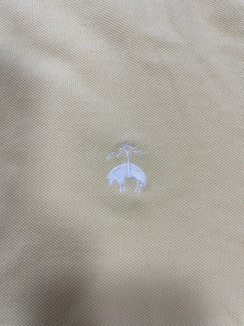 【新品未着用】Brooks Brothers クリーム色ポロシャツ M
