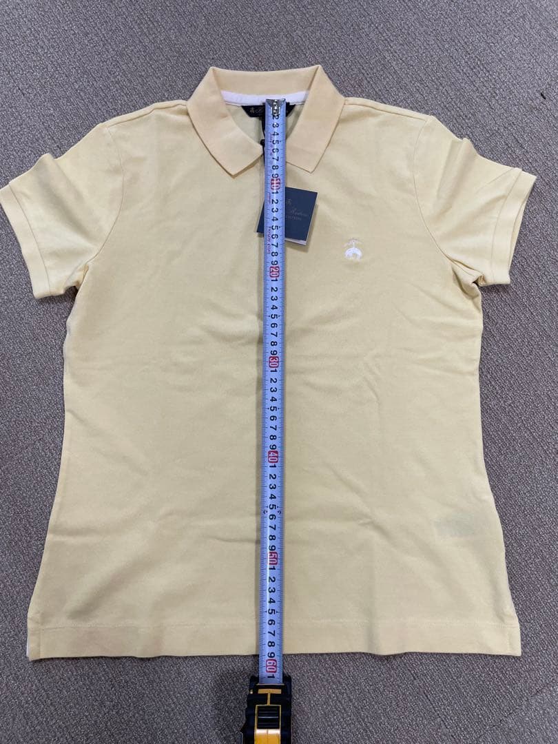 【新品未着用】Brooks Brothers クリーム色ポロシャツ M
