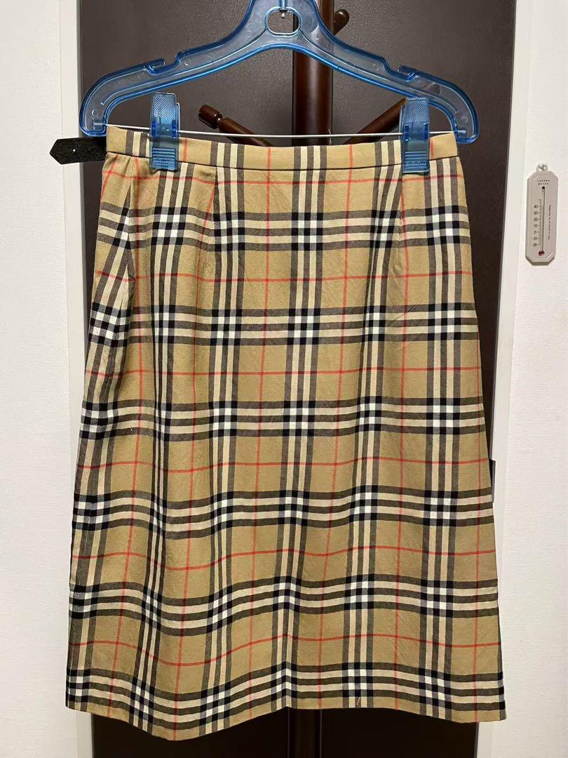 春❗️値下げ美品Burberry's チェック柄・巻きスカート サイズ42
