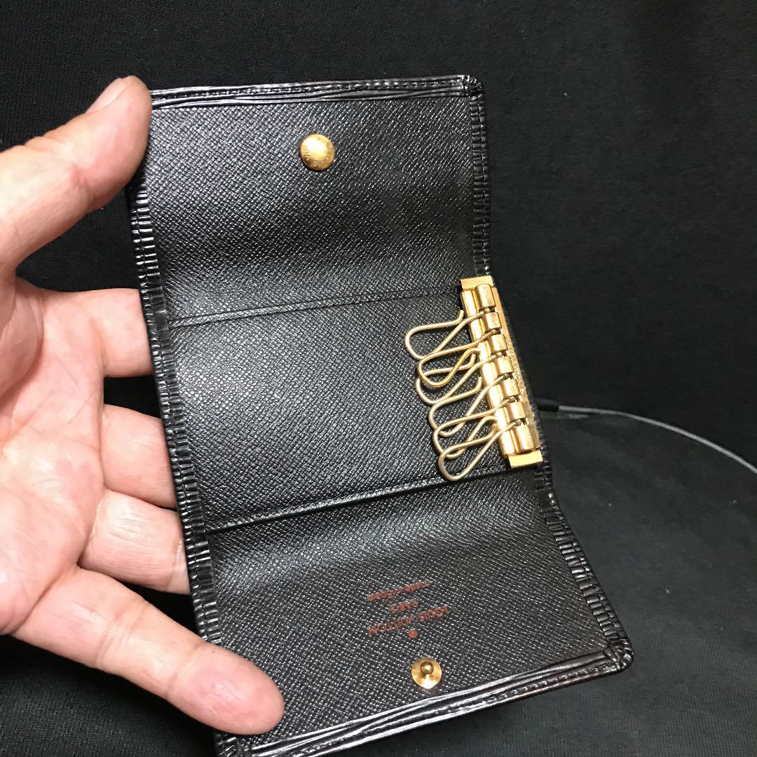 通販低価 使用感極少 6連キーケース ブラック nSpRm-m12020865924 超美品 エピ 爆買い即納