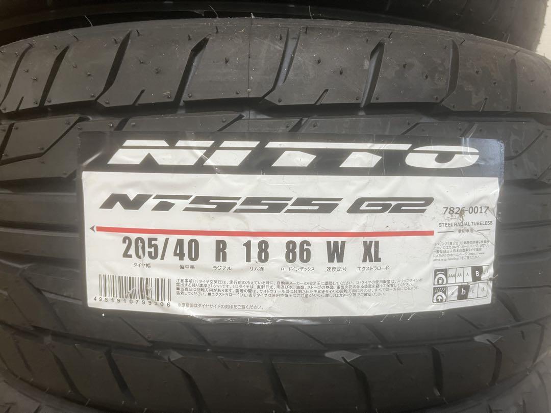 Nitto 205\40r18 ノマルタイヤ4本セット
