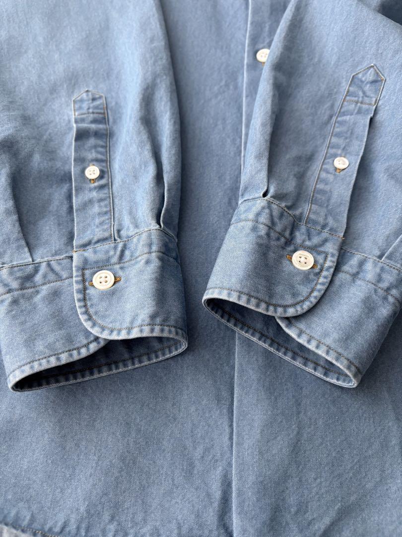 UNITED ARROWS ALBIATE デニム セミワイドカラー シャツ