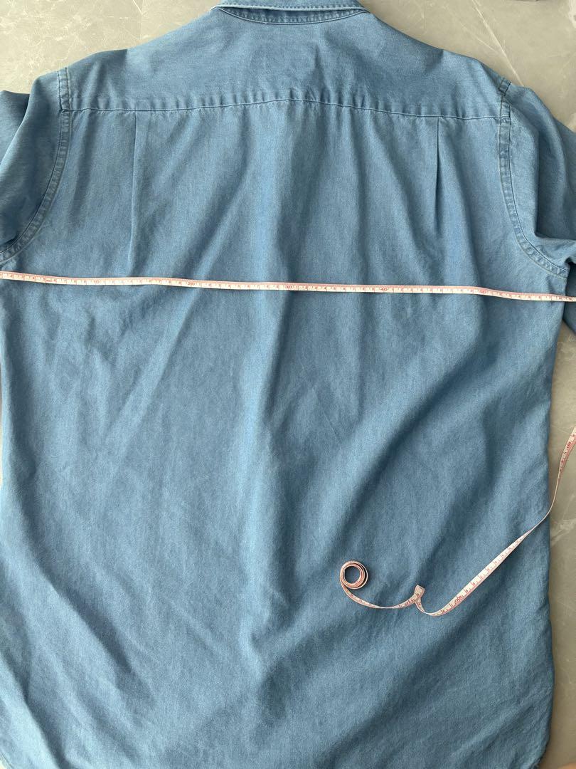 UNITED ARROWS ALBIATE デニム セミワイドカラー シャツ
