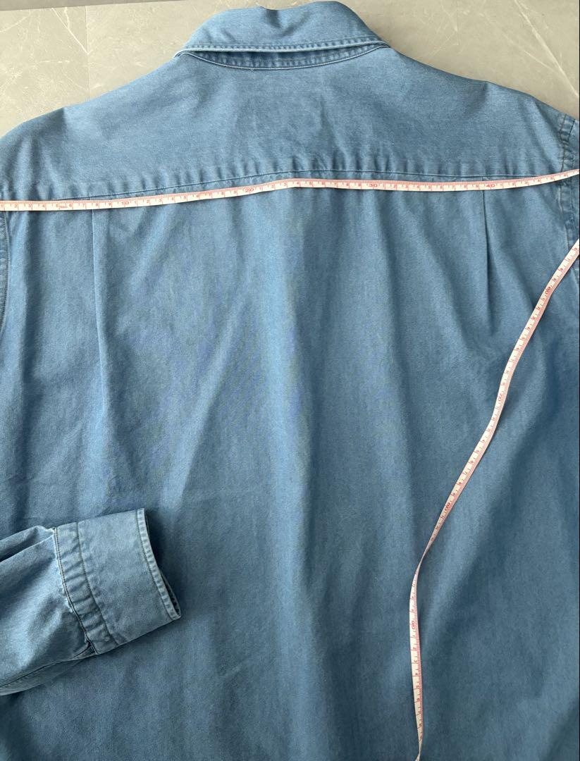 UNITED ARROWS ALBIATE デニム セミワイドカラー シャツ