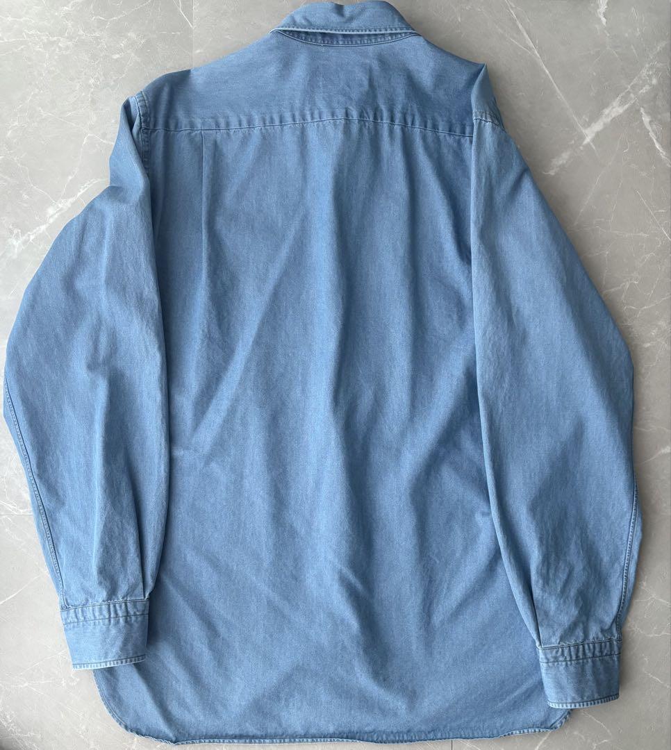 UNITED ARROWS ALBIATE デニム セミワイドカラー シャツ
