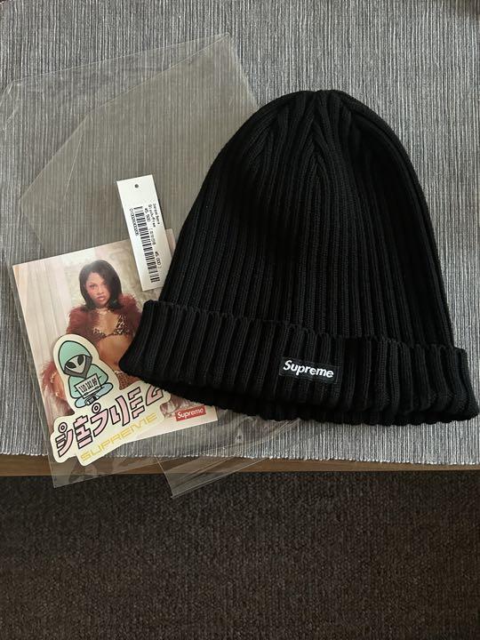 シュプリーム  ビーニー　黒　supreme over died beenie