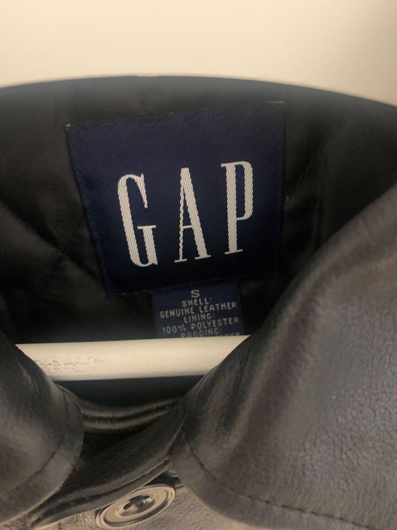 OLD GAP レザーカーコート S 90's野村訓一 私物