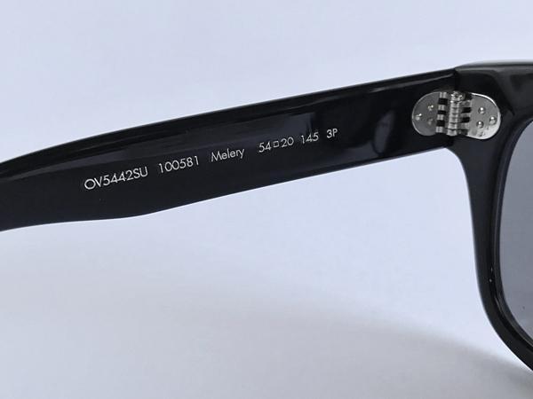 すため⇧ オリバーピープルズ 偏光レンズ ブラック 新品 LWOSU-m12034406063 MELERY OV5442SU ✥ルックスオ