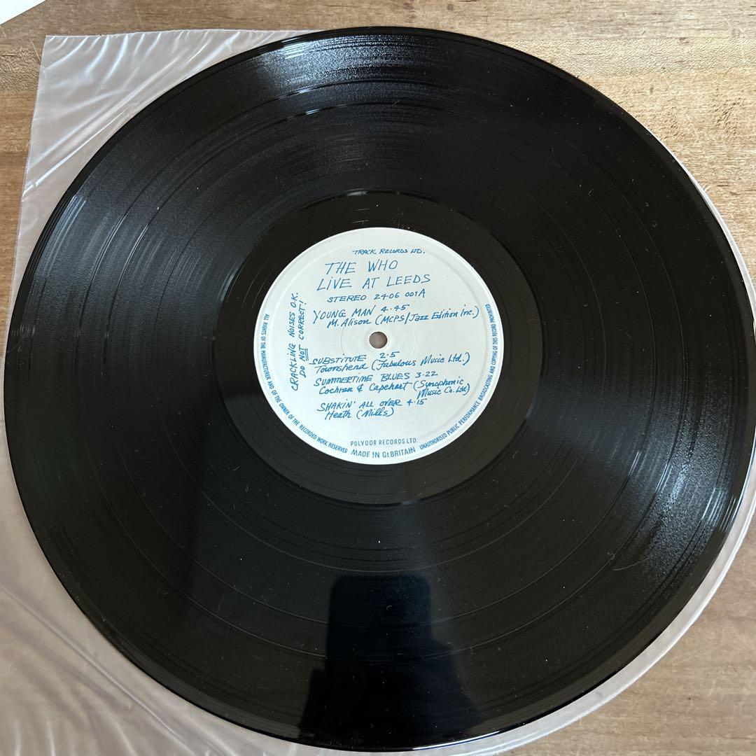 The Who Live at Leeds レコード　ザ　フー