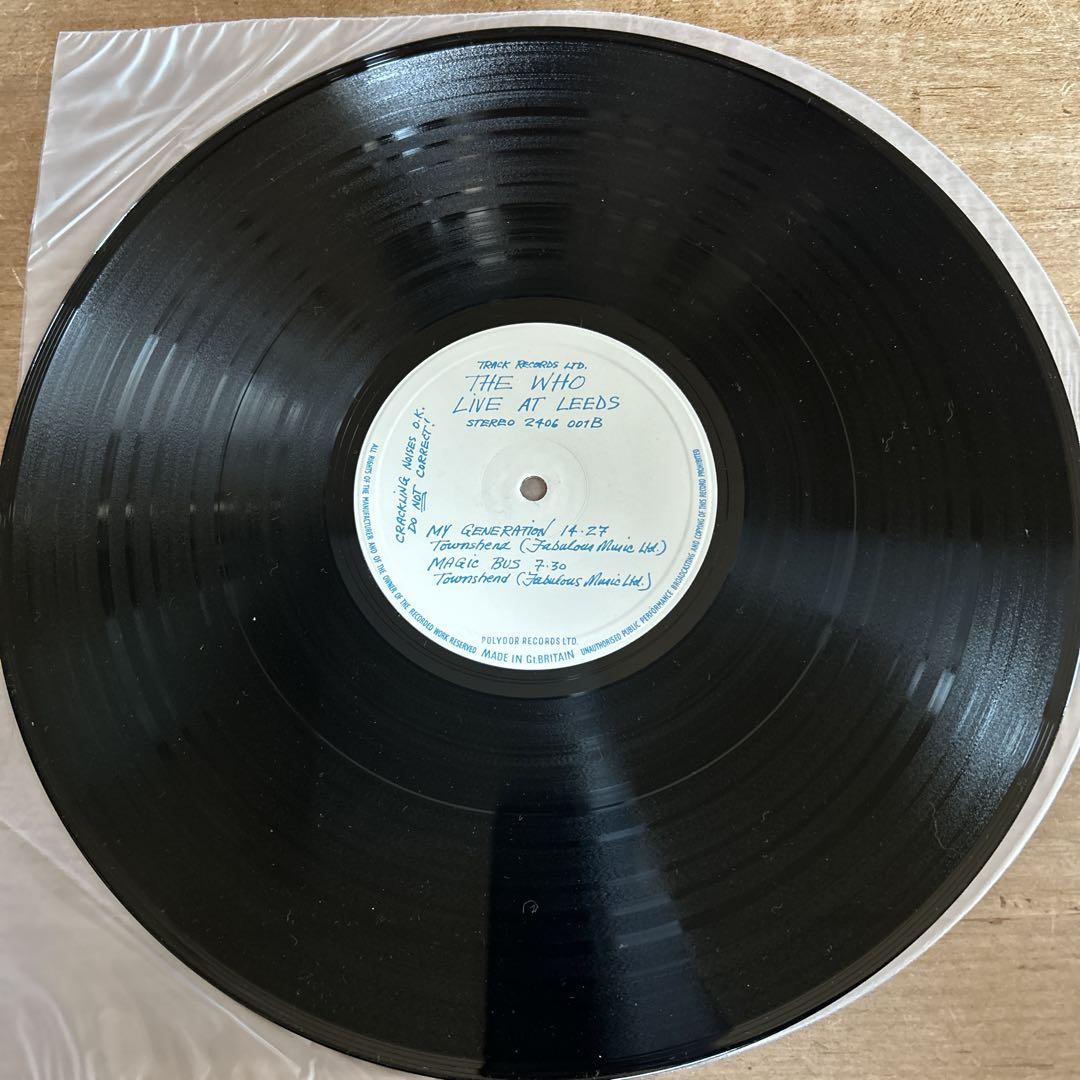 The Who Live at Leeds レコード　ザ　フー