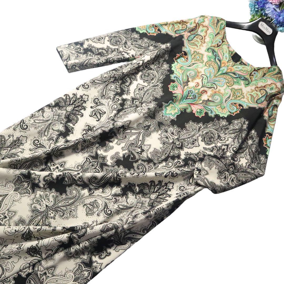 【再入荷！】 ETRO エトロ ストレッチロング 圧巻の美しさ♪ペイズリー ワンピース