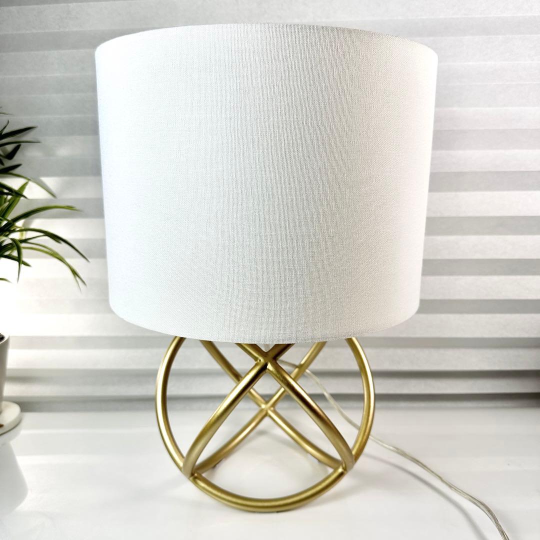 往復送料無料ゴールドスタンド テーブルライト フロアライト シェード