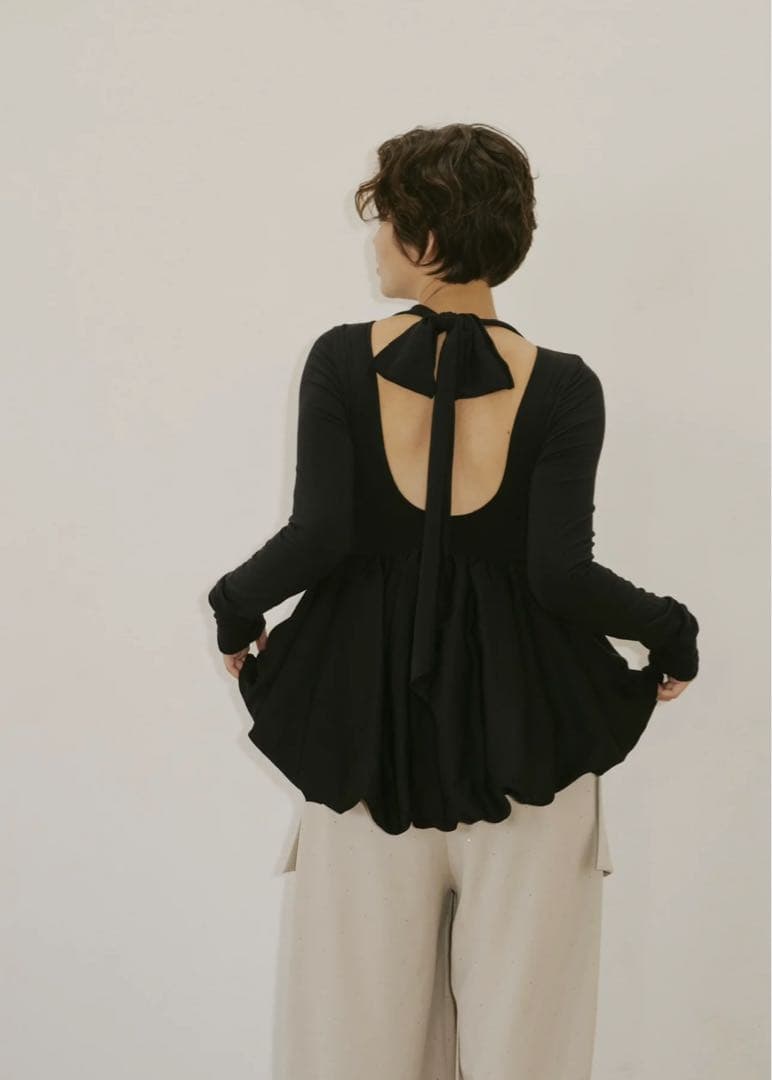 ribbon balloon lulu tops ノートルエモア SIZE