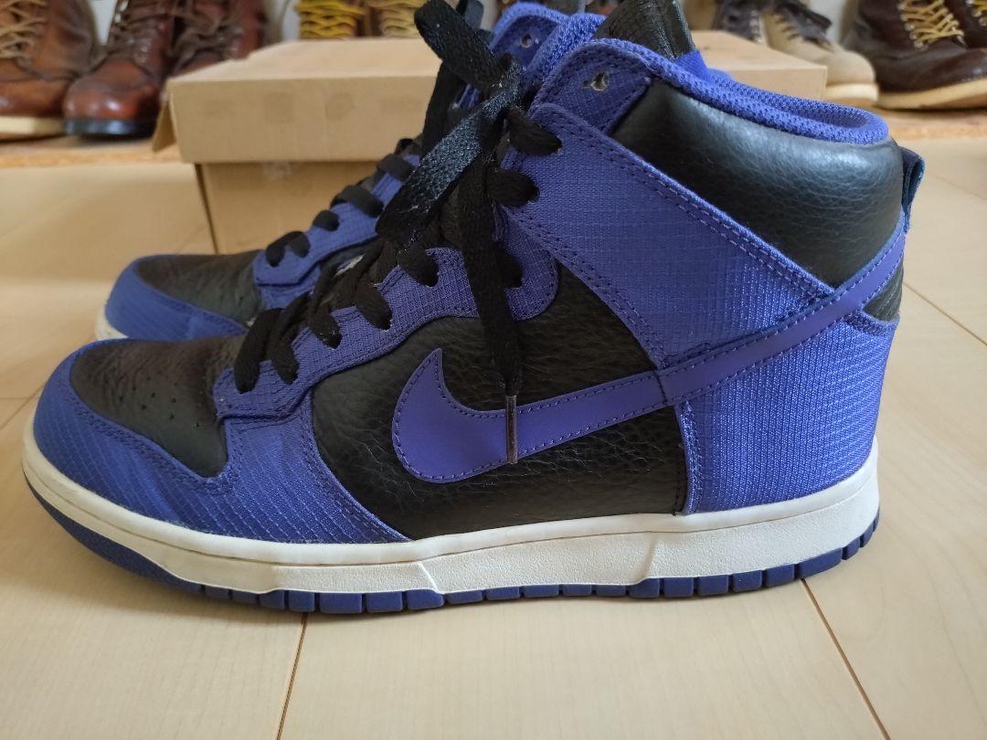 NIKE ナイキ ダンク ハイ ハイカット パープル ブラック 26.5cm
