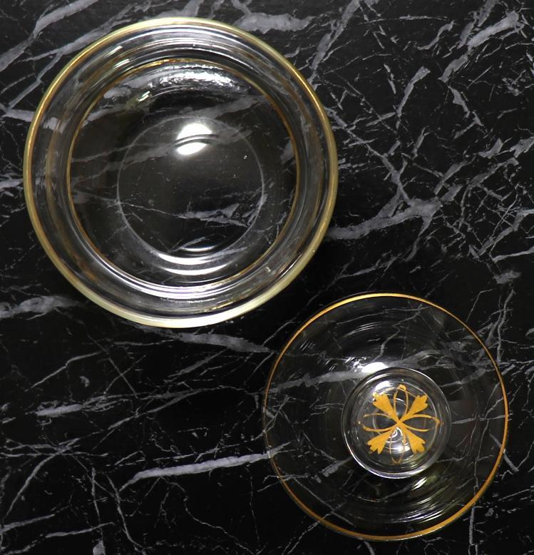 定番最安値 オールド バカラ 1900年頃 金彩蓋物 小物入れ 花柄 アンティーク Ysjn2-m12042136480 SALE品質保証