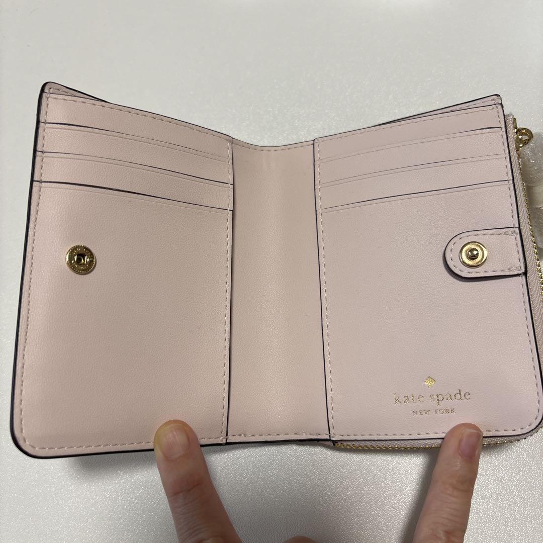 kate spade スモールハートスタッズ Lジップウォレット kate spade マディソン ハート スタッズ スモール Lジップ 財布