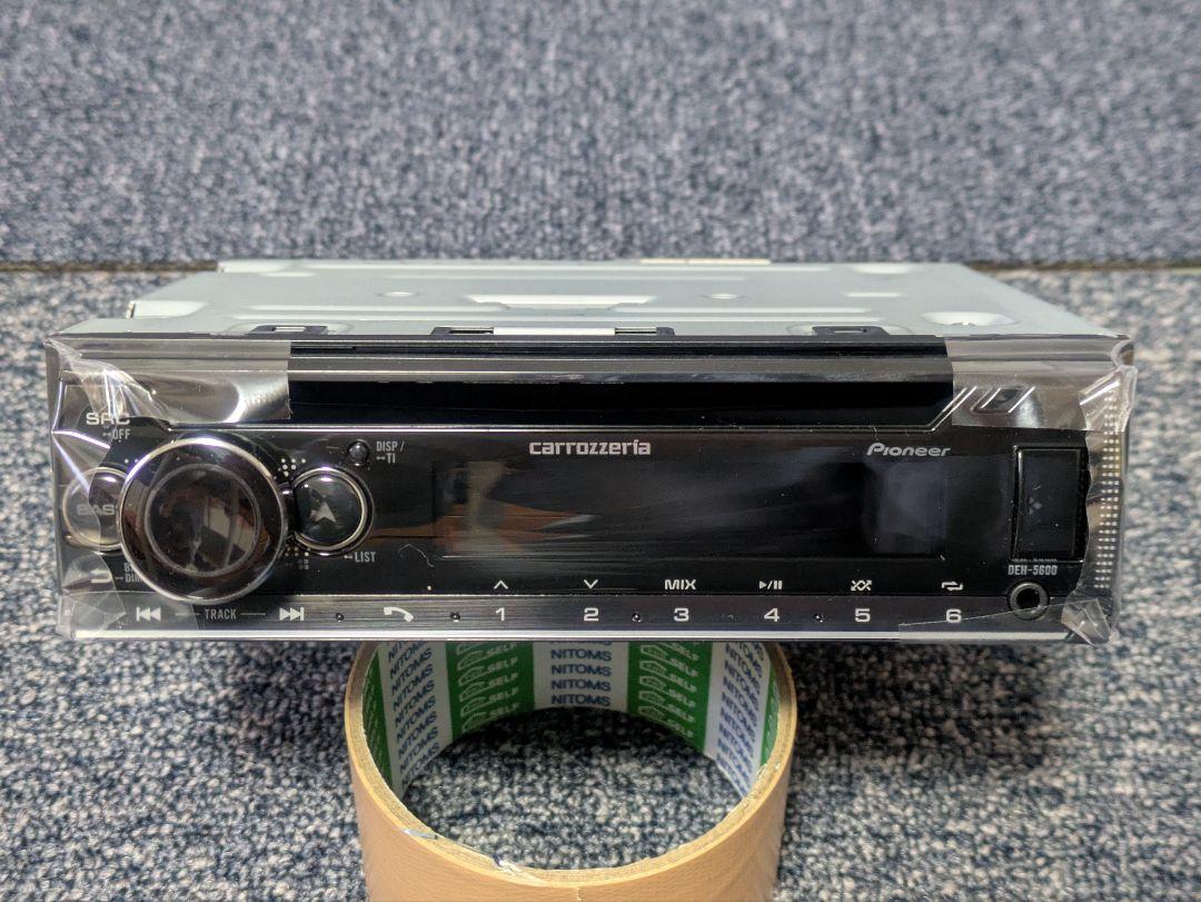 美品★Pioneer パイオニア 1DINオーディオ DEH-5600 保証書付